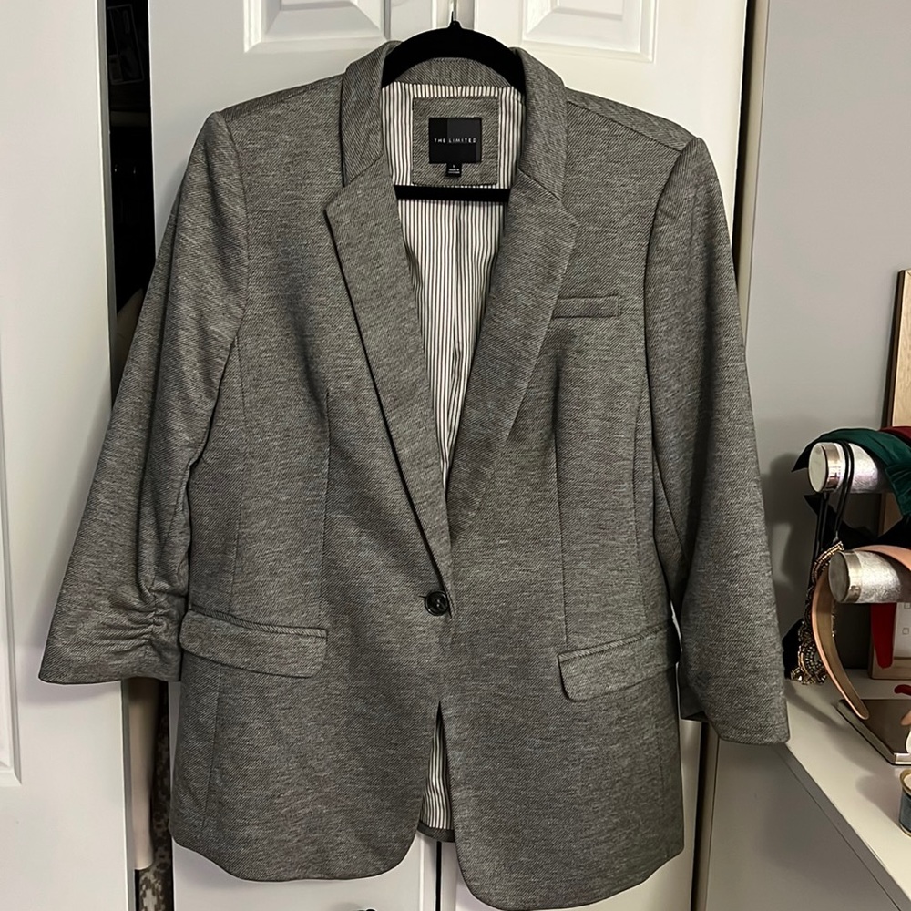 The Limited gray blazer
